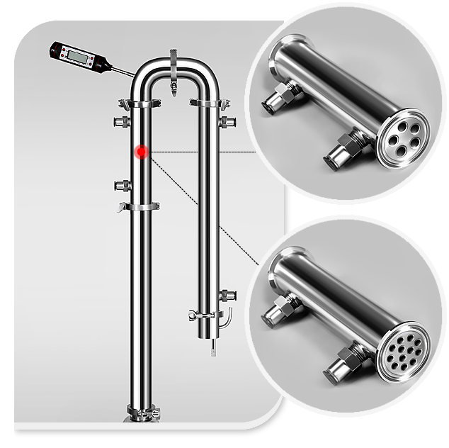 Трубчатый дефлегматор самогонного аппарата